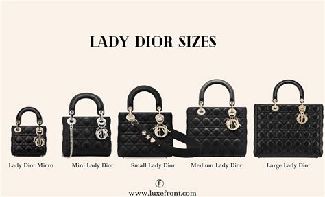 dior bag sizes.